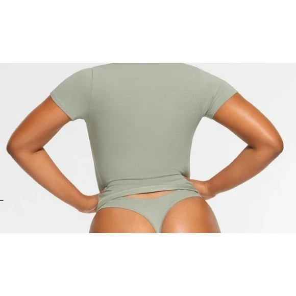 Skims Cotton Jersey T-Shirt AP-TSH-0638 Mineral Small - Picture 4 of 5